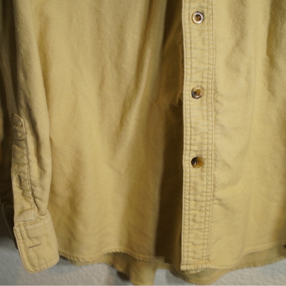 C.E. Schmidt Workwear Shirt Button Down Dijon Mustard 100% Cotton Heavy Duty 3XL - Picture 3 of 9